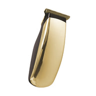 Hypoallergenic Battery-Powered T-Blade Beard Trimmer for Men with 3 Guide Combs, Gold