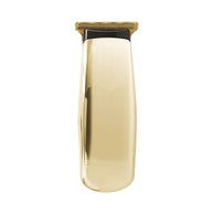 Hypoallergenic Battery-Powered T-Blade Beard Trimmer for Men with 3 Guide Combs, Gold