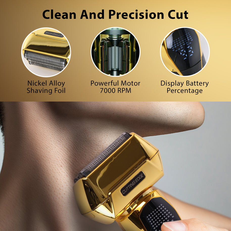 3-PIECE INTERCHANGEABLE BATTERY HAIR CUTTING KIT