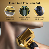3-PIECE INTERCHANGEABLE BATTERY HAIR CUTTING KIT