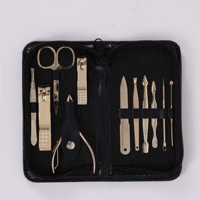 Ultimate Men’s Grooming 3-Piece Bundle: 12-in-1 Manicure Kit, T-Blade Trimmer & Nose Trimmer