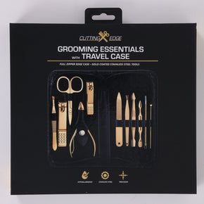 Ultimate Men’s Grooming 3-Piece Bundle: 12-in-1 Manicure Kit, T-Blade Trimmer & Nose Trimmer