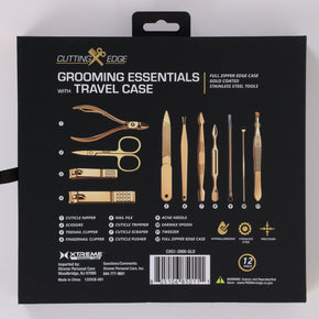 Ultimate Men’s Grooming 3-Piece Bundle: 12-in-1 Manicure Kit, T-Blade Trimmer & Nose Trimmer