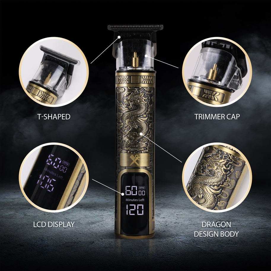 Ultimate Men’s Grooming 3-Piece Bundle: 12-in-1 Manicure Kit, T-Blade Trimmer & Nose Trimmer