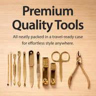Ultimate Men’s Grooming 3-Piece Bundle: 12-in-1 Manicure Kit, T-Blade Trimmer & Nose Trimmer