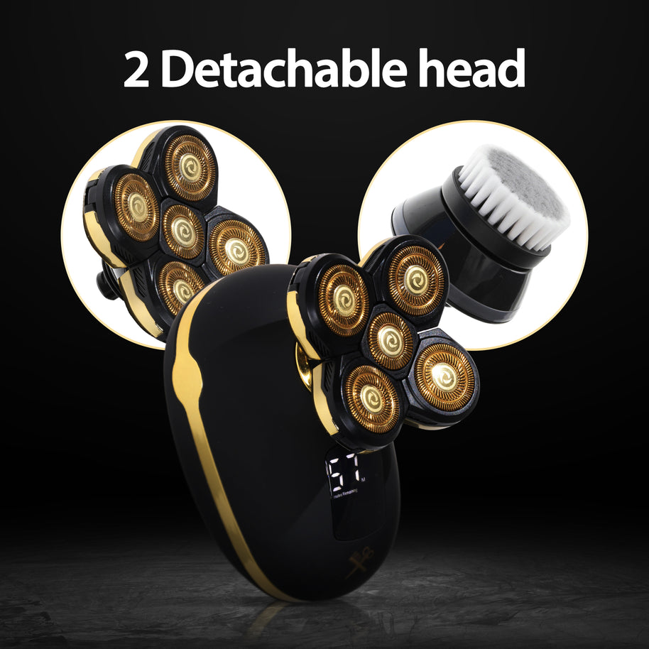 RECHARGEABLE LCD HEAD SHAVER