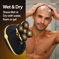 RECHARGEABLE LCD HEAD SHAVER