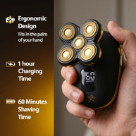 RECHARGEABLE LCD HEAD SHAVER