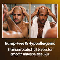 RECHARGEABLE LCD HEAD SHAVER