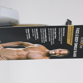 Face & Body Single Blade Trimmer – Wet/Dry Hybrid Shaver & Groomer with 5 Attachment Combs