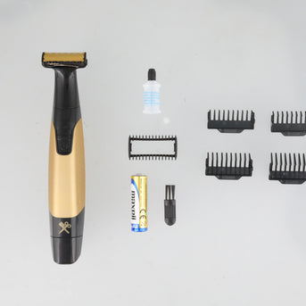 Face & Body Single Blade Trimmer – Wet/Dry Hybrid Shaver & Groomer with 5 Attachment Combs