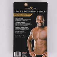 Face & Body Single Blade Trimmer – Wet/Dry Hybrid Shaver & Groomer with 5 Attachment Combs