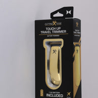 Hypoallergenic Battery-Powered T-Blade Beard Trimmer for Men with 3 Guide Combs, Gold
