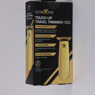 Hypoallergenic Battery-Powered T-Blade Beard Trimmer for Men with 3 Guide Combs, Gold