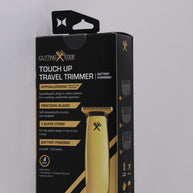 Hypoallergenic Battery-Powered T-Blade Beard Trimmer for Men with 3 Guide Combs, Gold