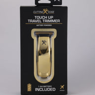 Hypoallergenic Battery-Powered T-Blade Beard Trimmer for Men with 3 Guide Combs, Gold