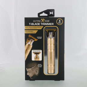T-Blade Beard Trimmer for Men with Ergonomic Dragon Handle, Zero-Gapped, 4 Guide Combs