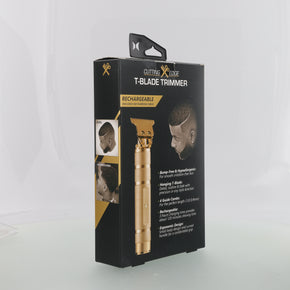 T-Blade Beard Trimmer for Men with Ergonomic Dragon Handle, Zero-Gapped, 4 Guide Combs