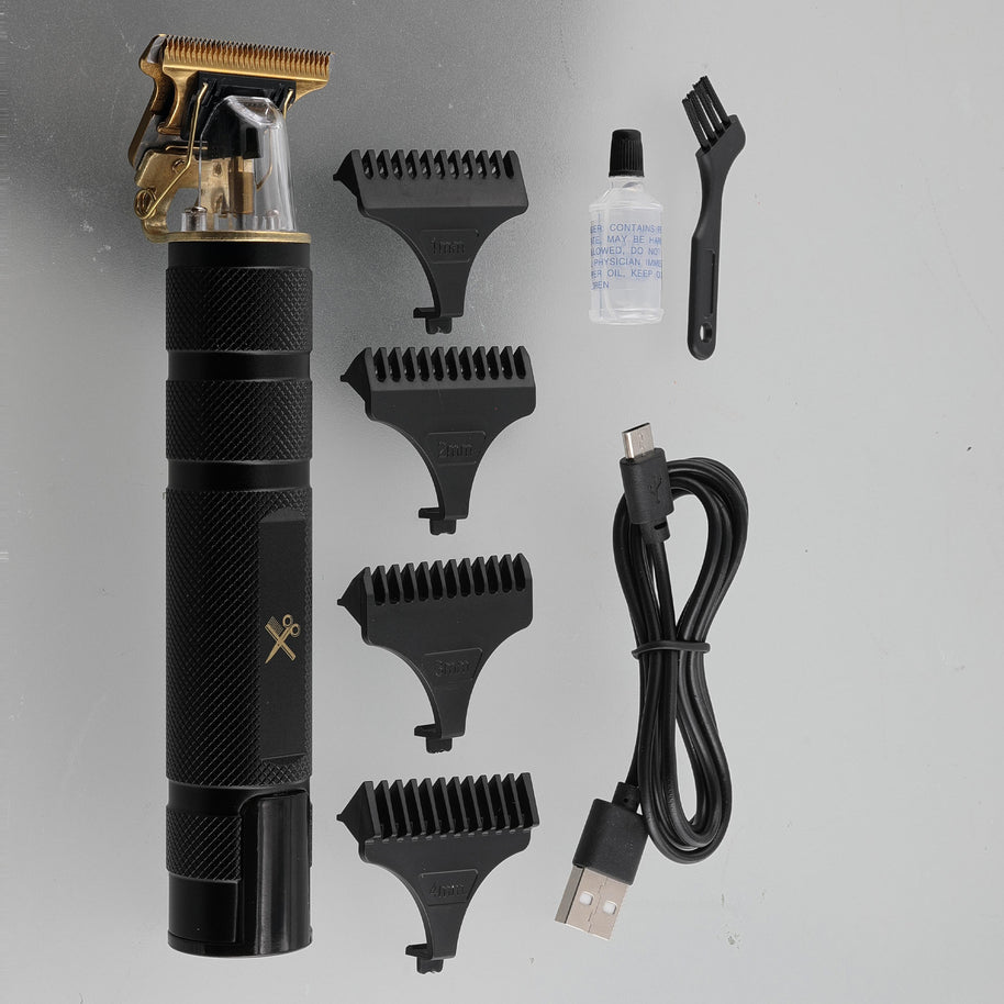 Elite Grooming Bundle: LCD T-Blade Trimmer & Kyoto Dual Gold Foil Shaver