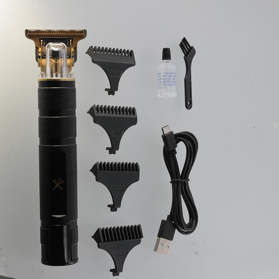 Elite Grooming Bundle: LCD T-Blade Trimmer & Kyoto Dual Gold Foil Shaver
