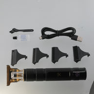 Elite Grooming Bundle: LCD T-Blade Trimmer & Kyoto Dual Gold Foil Shaver