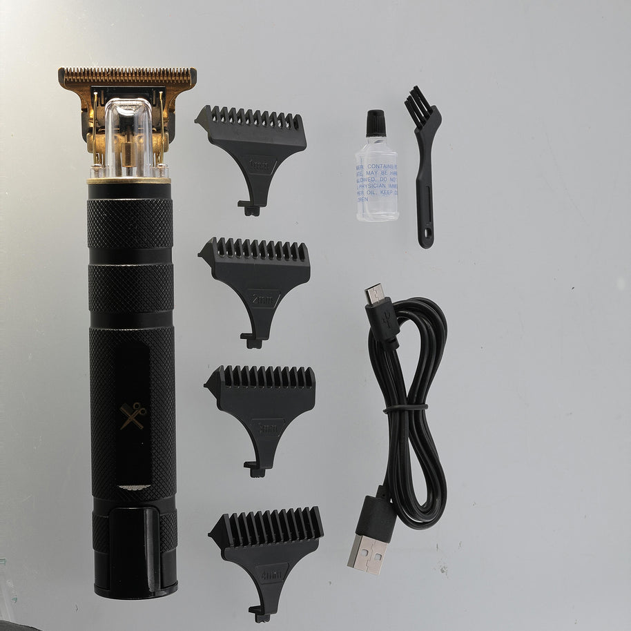 Elite Grooming Bundle: LCD T-Blade Trimmer & Kyoto Dual Gold Foil Shaver