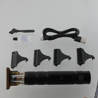 Elite Grooming Bundle: LCD T-Blade Trimmer & Kyoto Dual Gold Foil Shaver