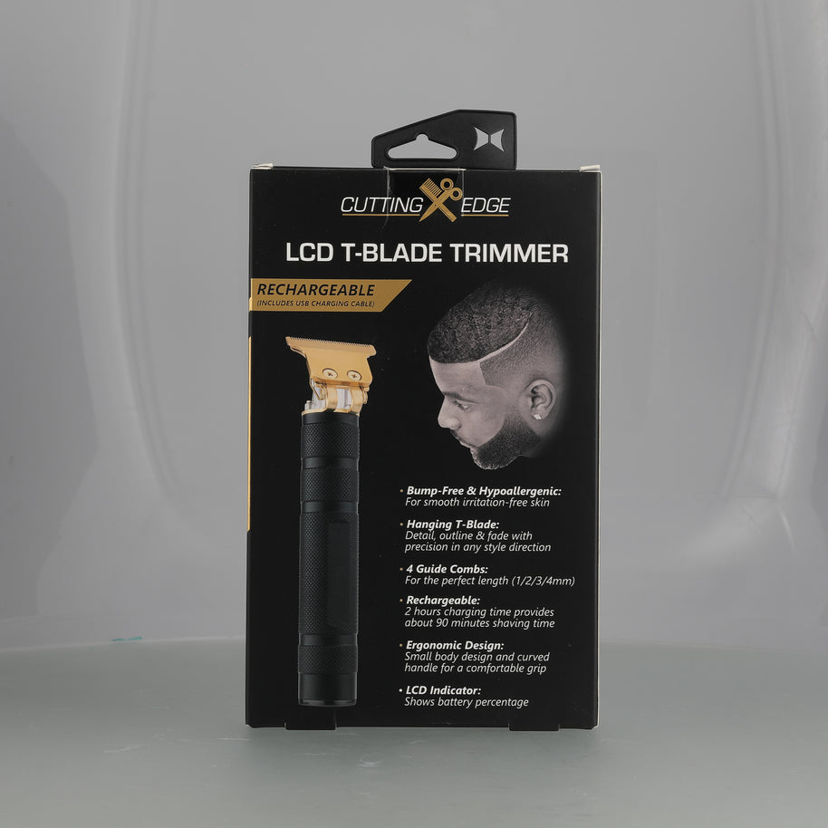 Elite Grooming Bundle: LCD T-Blade Trimmer & Kyoto Dual Gold Foil Shaver