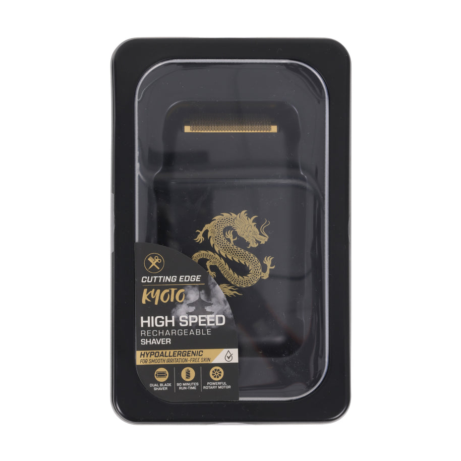 Elite Grooming Bundle: LCD T-Blade Trimmer & Kyoto Dual Gold Foil Shaver