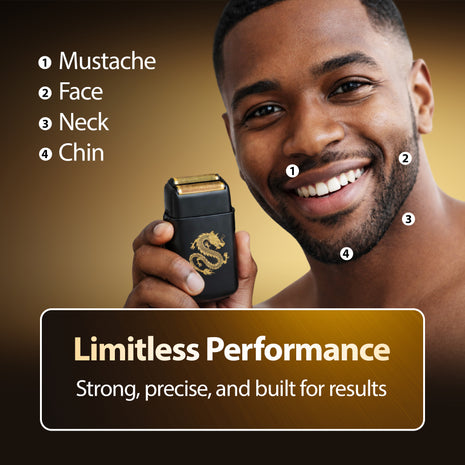 Elite Grooming Bundle: LCD T-Blade Trimmer & Kyoto Dual Gold Foil Shaver