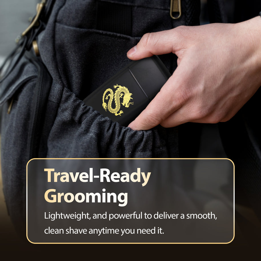 Elite Grooming Bundle: LCD T-Blade Trimmer & Kyoto Dual Gold Foil Shaver