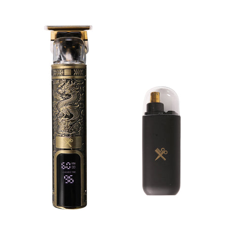 Grooming Bundle: LCD Dragon T-Blade & Rechargeable Mini Trimmer