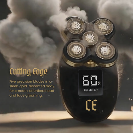 RECHARGEABLE LCD HEAD SHAVER | Lithium Battery