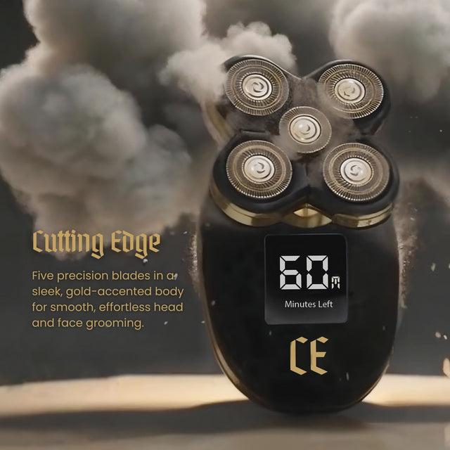 RECHARGEABLE LCD HEAD SHAVER | Lithium Battery