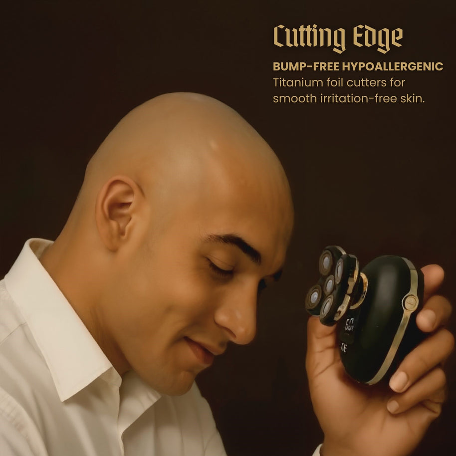 RECHARGEABLE LCD HEAD SHAVER | Lithium Battery