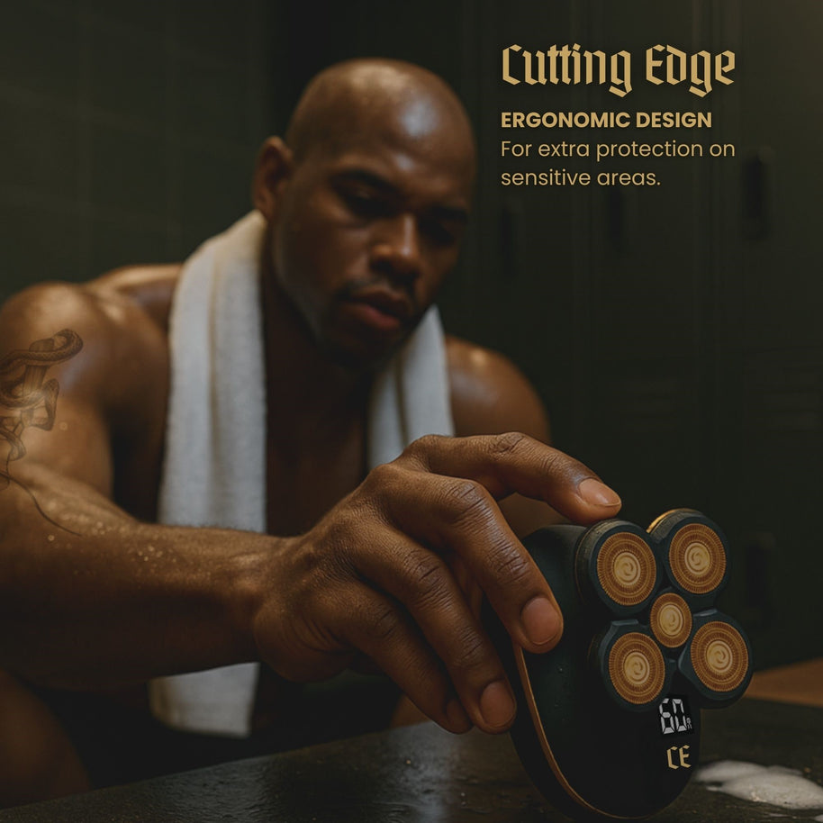 RECHARGEABLE LCD HEAD SHAVER | Lithium Battery